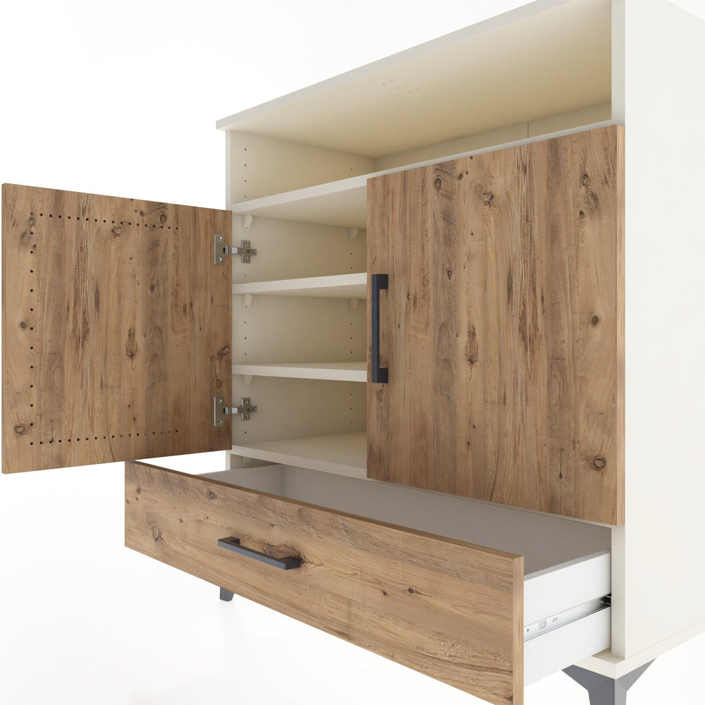 Woodntry Modüler Şifonyer Aytaşı 88x44x84 cm Fonksiyonel F61-1