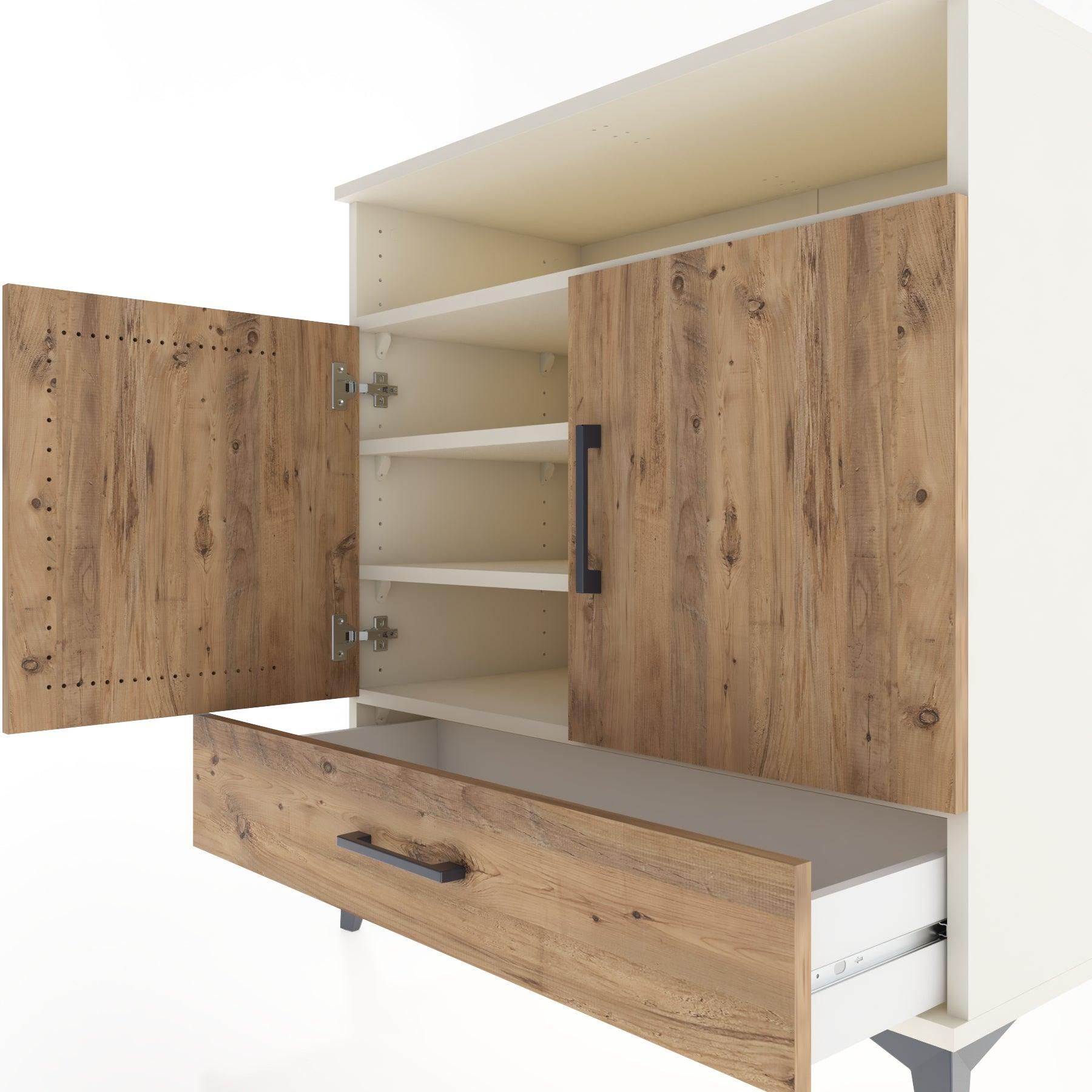 Woodntry Modular Dresser Moonstone 88x44x84 cm Functional F61-1