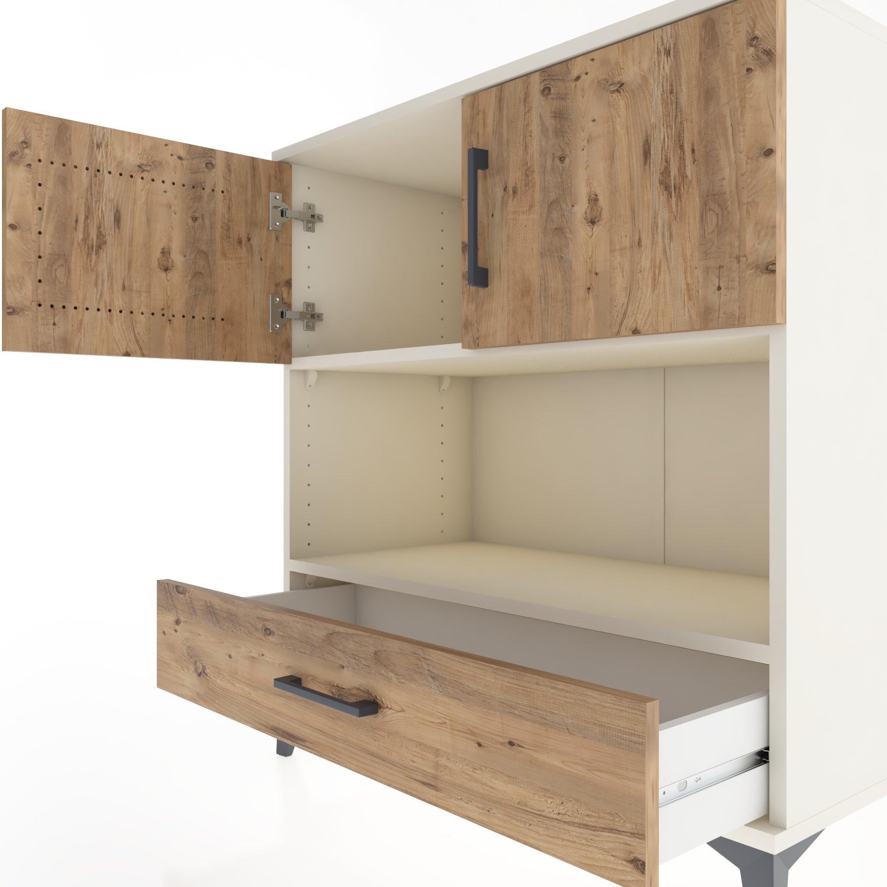 Woodntry Modular Dresser Moonstone 88x44x84 cm Functional F96-1