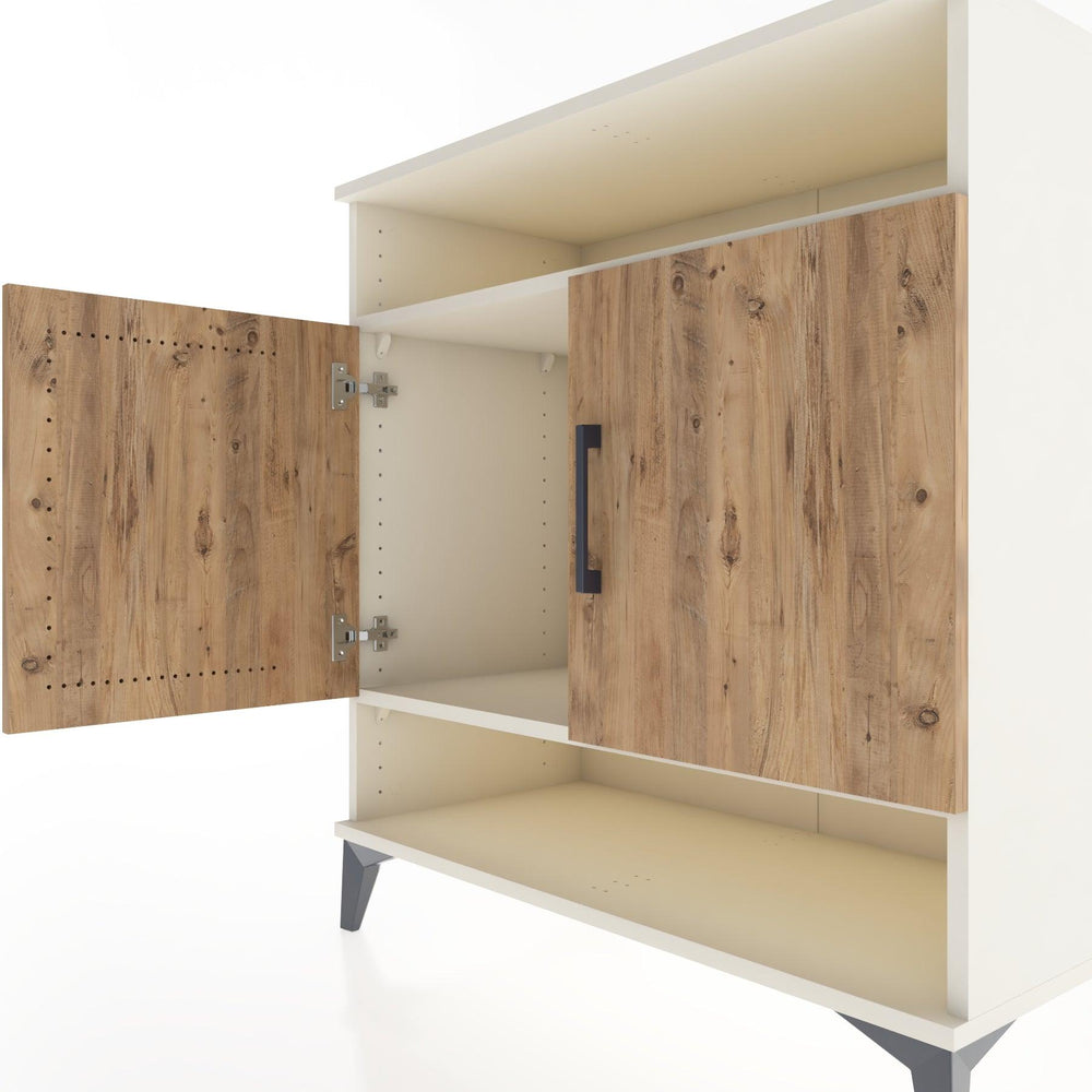 Woodntry Modüler Şifonyer Aytaşı 88x44x84 cm Kapaklı ve Raflı KR69-1