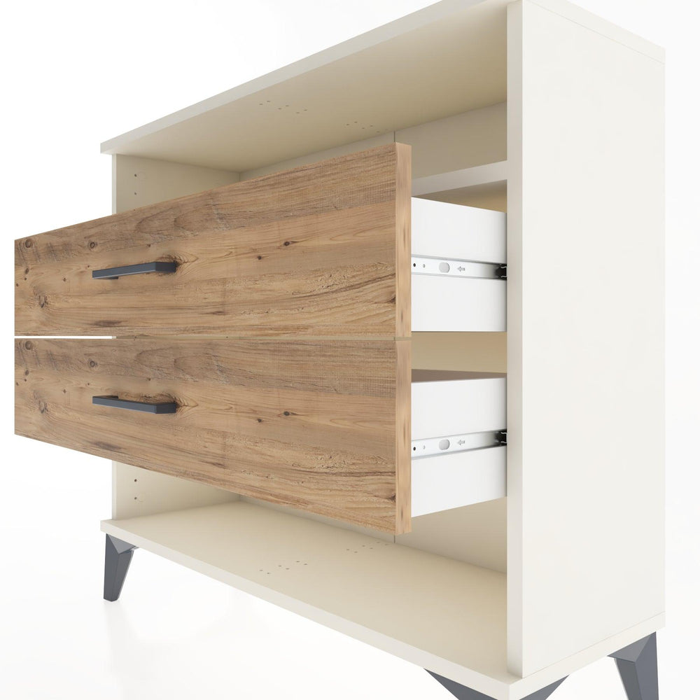 Woodntry Modüler Şifonyer İki Çekmeceli V3 88x30x68 cm Aytaşı - Woodntry