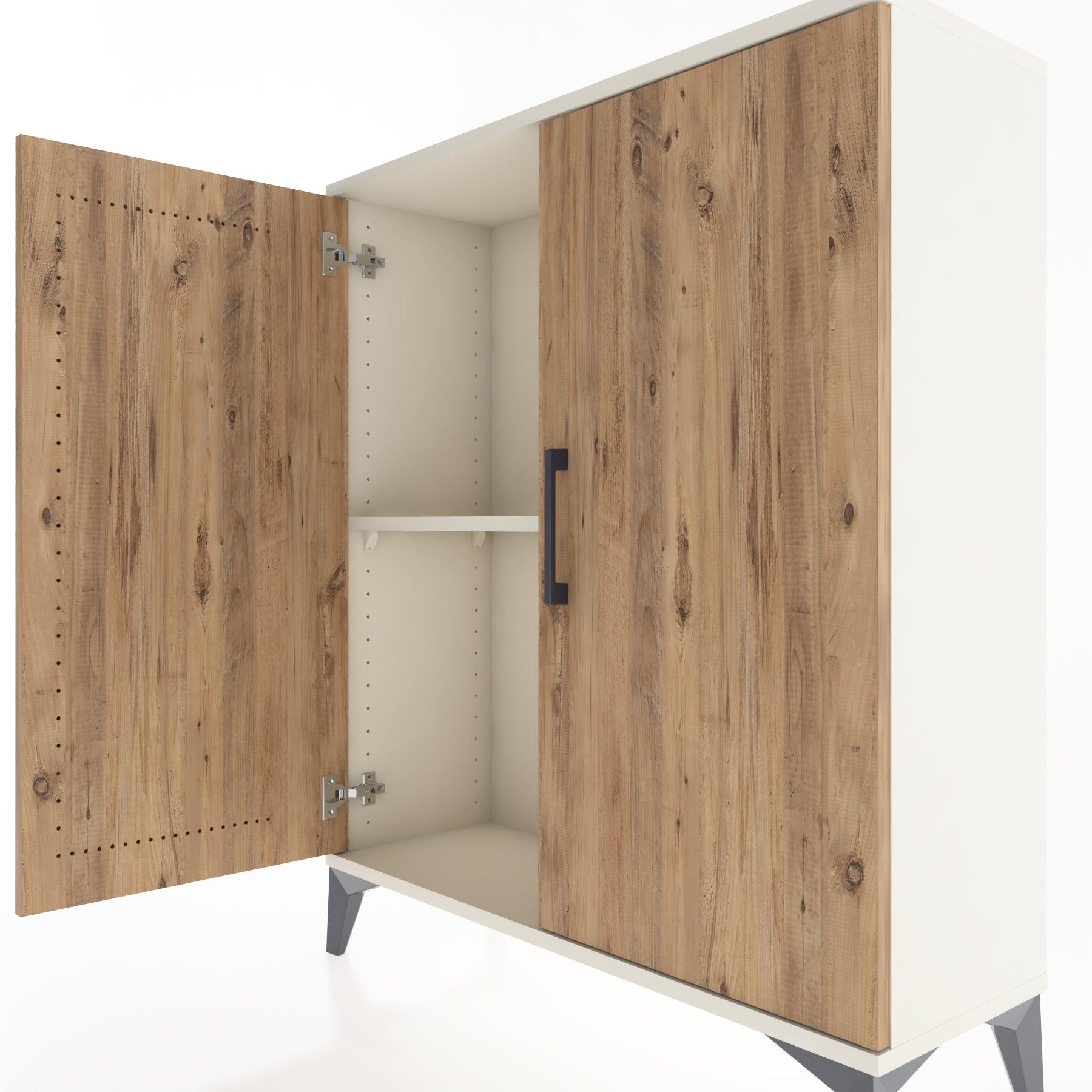 Woodntry Modüler Şifonyer Aytaşı 88x30x94 cm Kapaklı K4-1