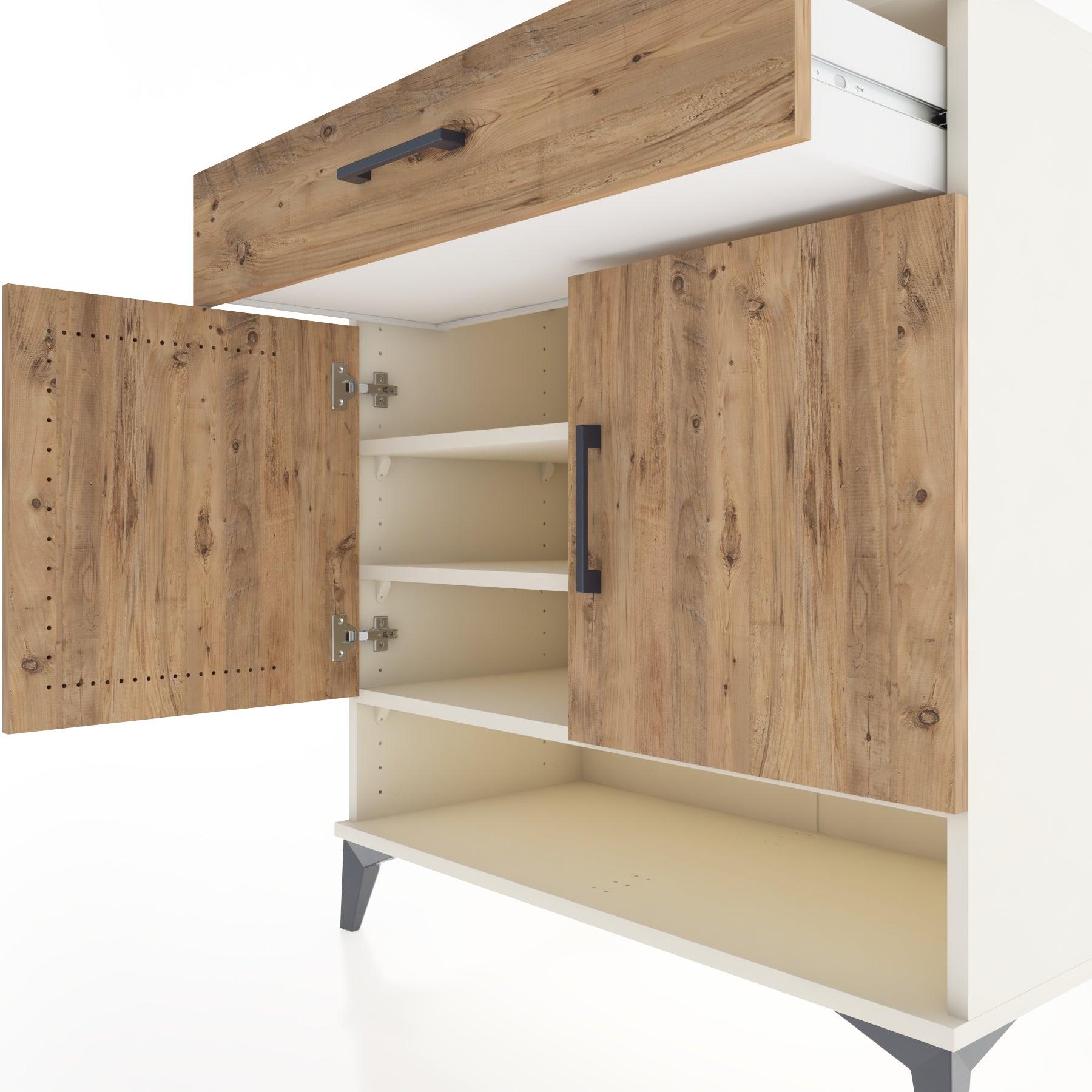 Woodntry Modular Dresser Moonstone 88x44x84 cm Functional F64-1