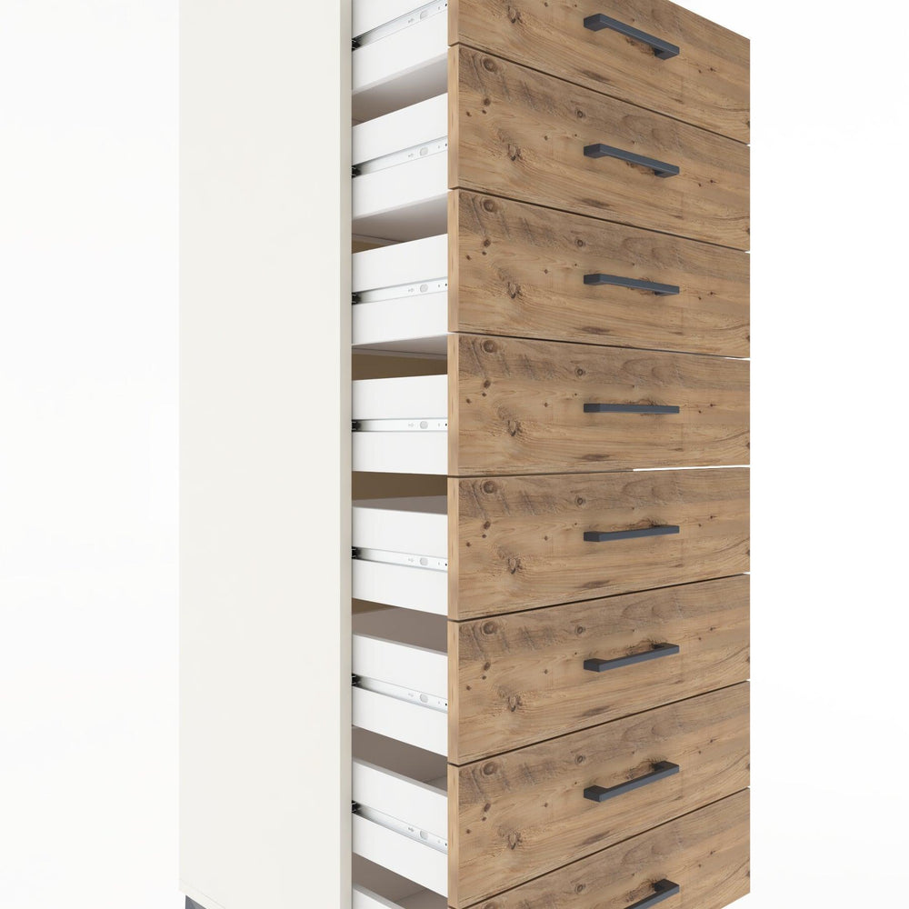 Woodntry Modüler Dolap Aytaşı 60x44x170 cm Çekmeceli ve Raflı CR32-1