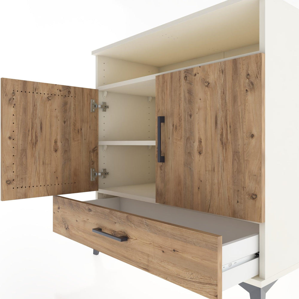 Woodntry Modüler Şifonyer Aytaşı 88x44x84 cm Fonksiyonel F62-1