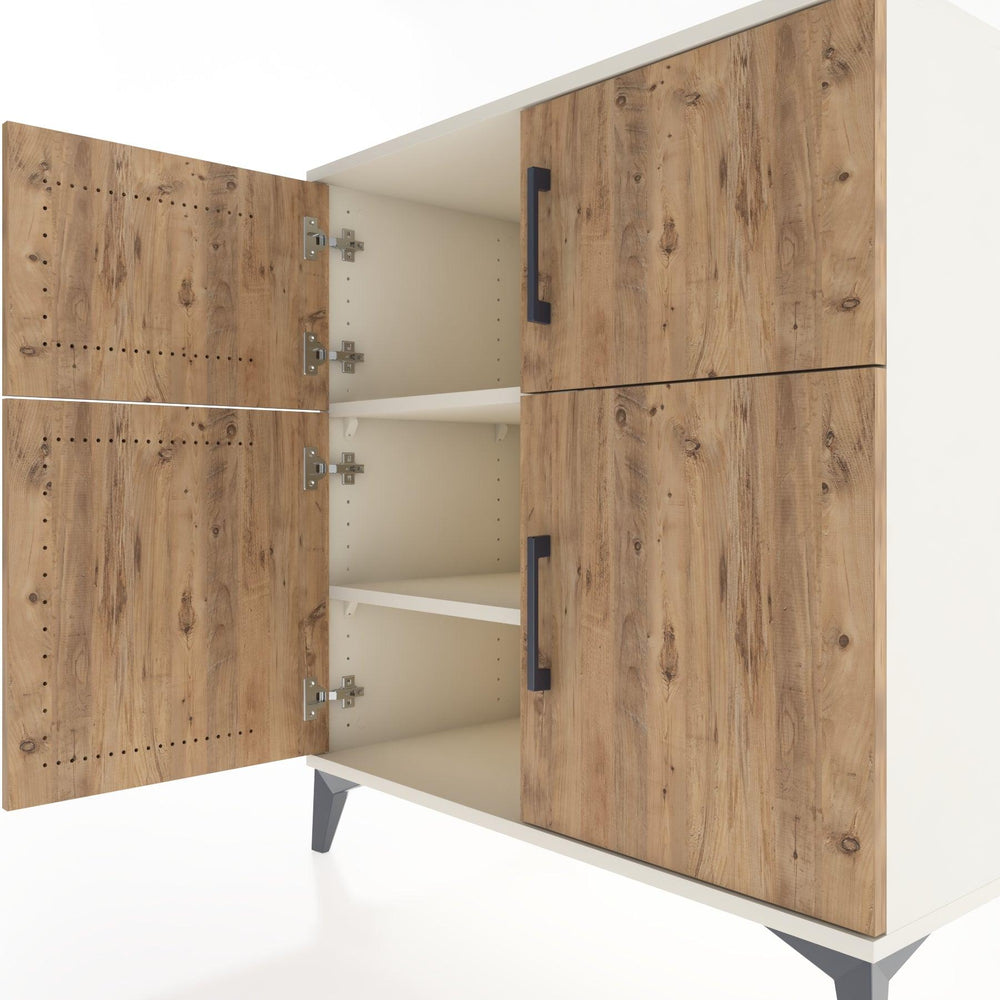 Woodntry Modüler Şifonyer Aytaşı 88x44x84 cm Kapaklı K56-1