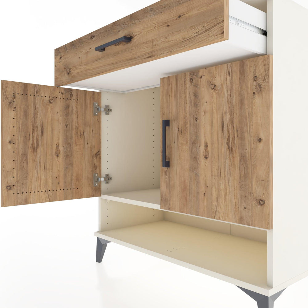 Woodntry Modüler Şifonyer Aytaşı 88x44x84 cm Fonksiyonel F66-1