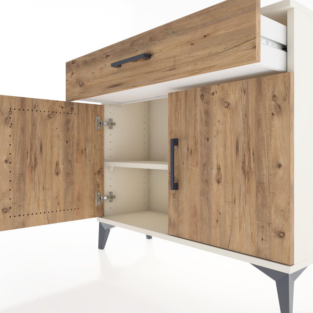 Woodntry Modüler Şifonyer Çekmece ve Kapaklı V1 88x30x68 cm Aytaşı - Woodntry