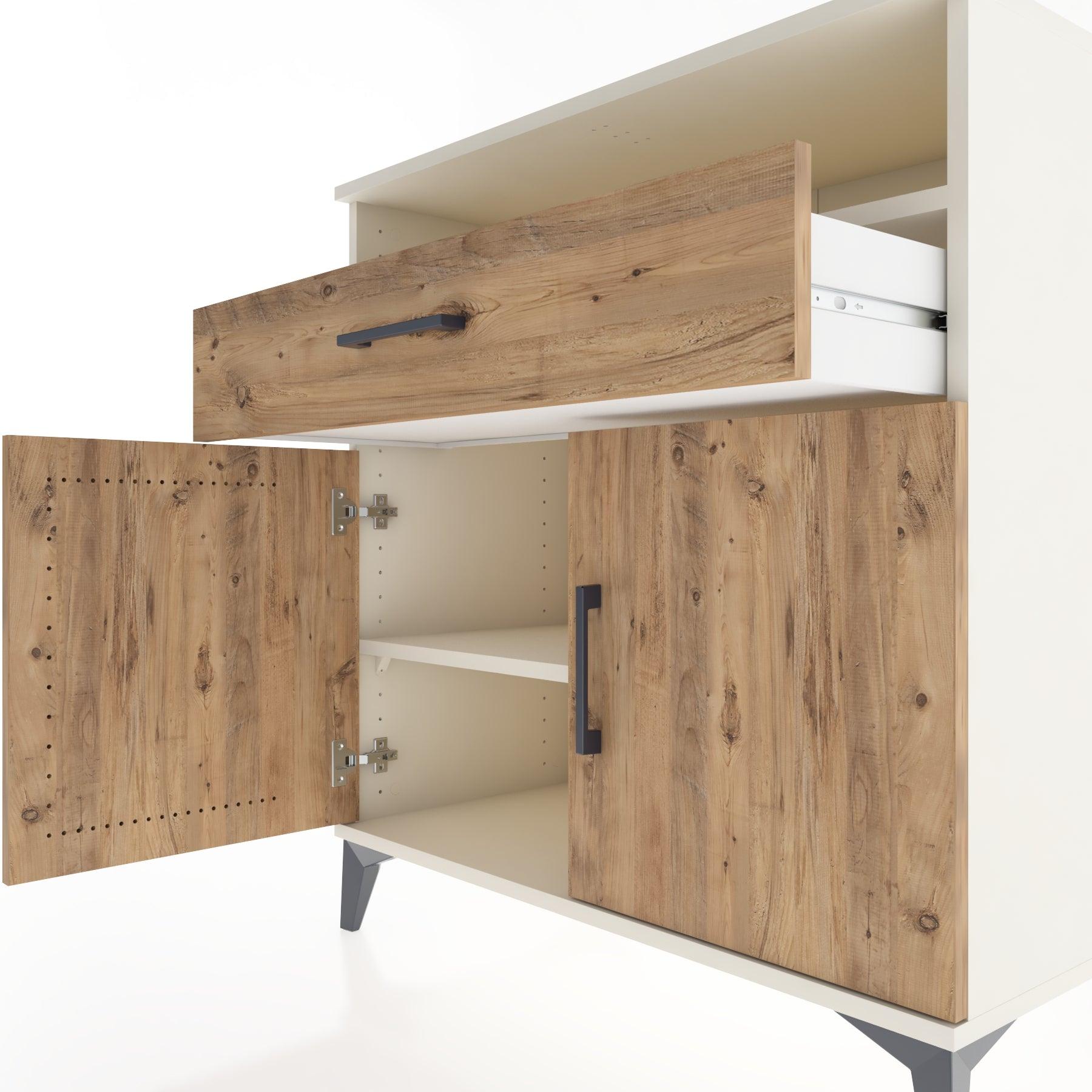 Woodntry Modular Dresser Moonstone 88x44x84 cm Functional F35-1