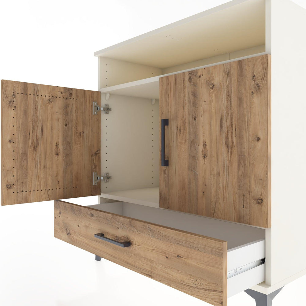 Woodntry Modüler Şifonyer Aytaşı 88x44x84 cm Fonksiyonel F63-1