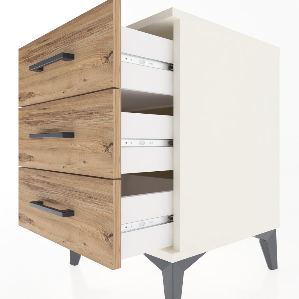 Woodntry Modular Nightstand Moonstone 44x44x52 cm Drawer C1-1