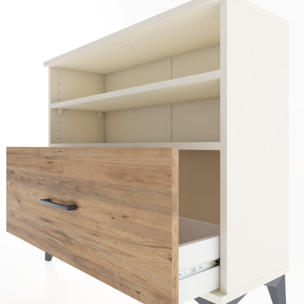 Woodntry Modüler Şifonyer Raf ve Çekmece V1 88x30x68 cm Aytaşı - Woodntry