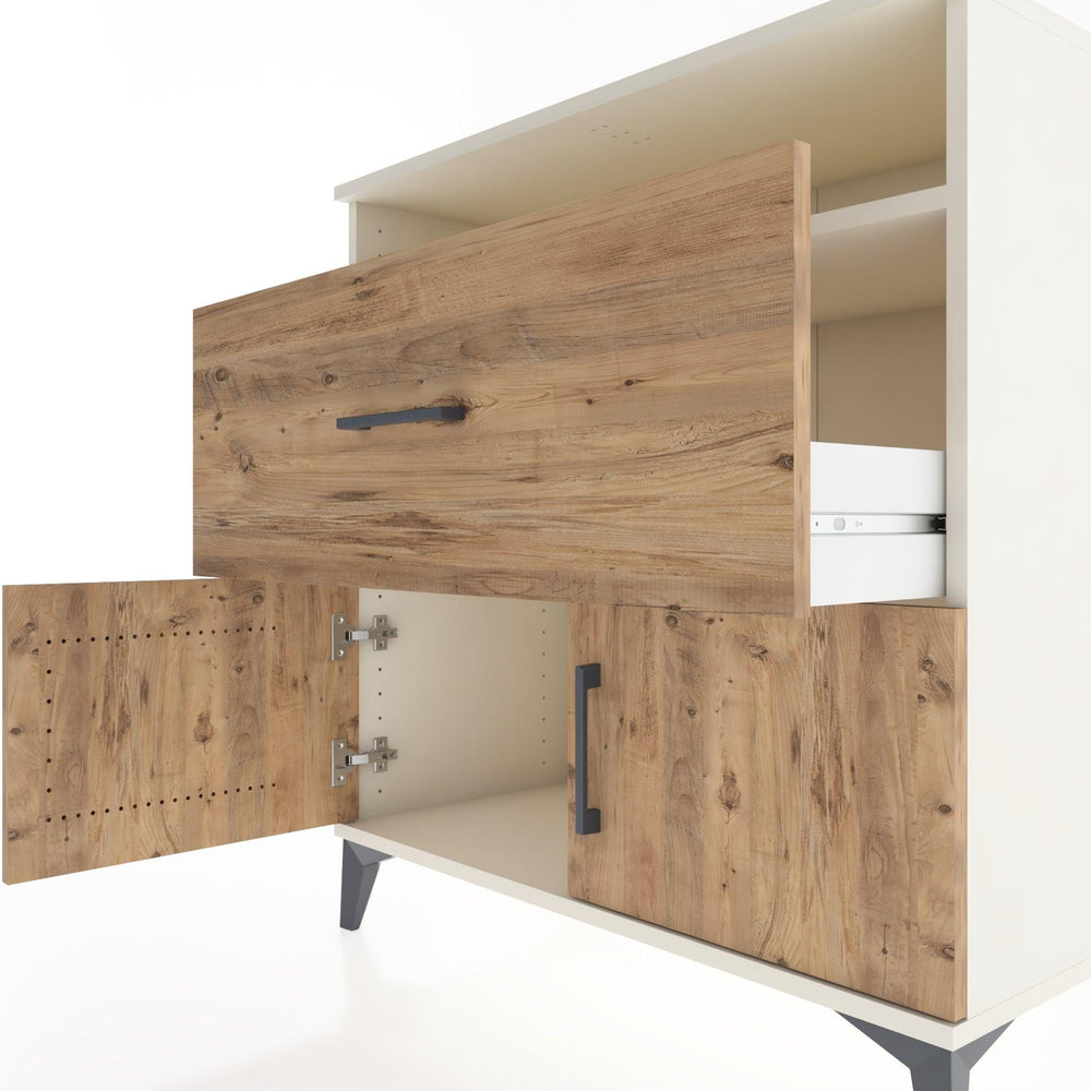 Woodntry Modüler Şifonyer Aytaşı 88x44x84 cm Fonksiyonel F118-1