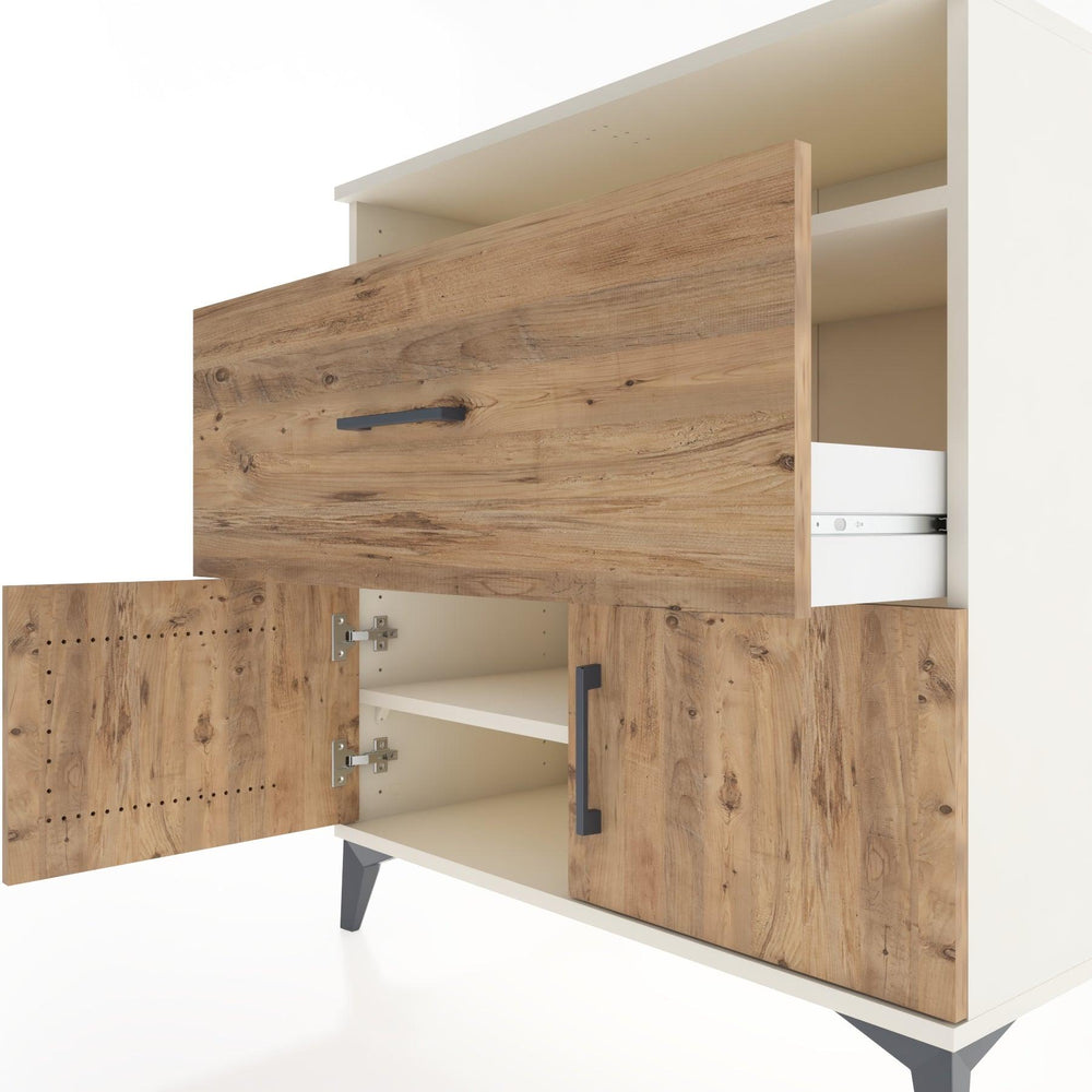 Woodntry Modüler Şifonyer Aytaşı 88x44x84 cm Fonksiyonel F117-1