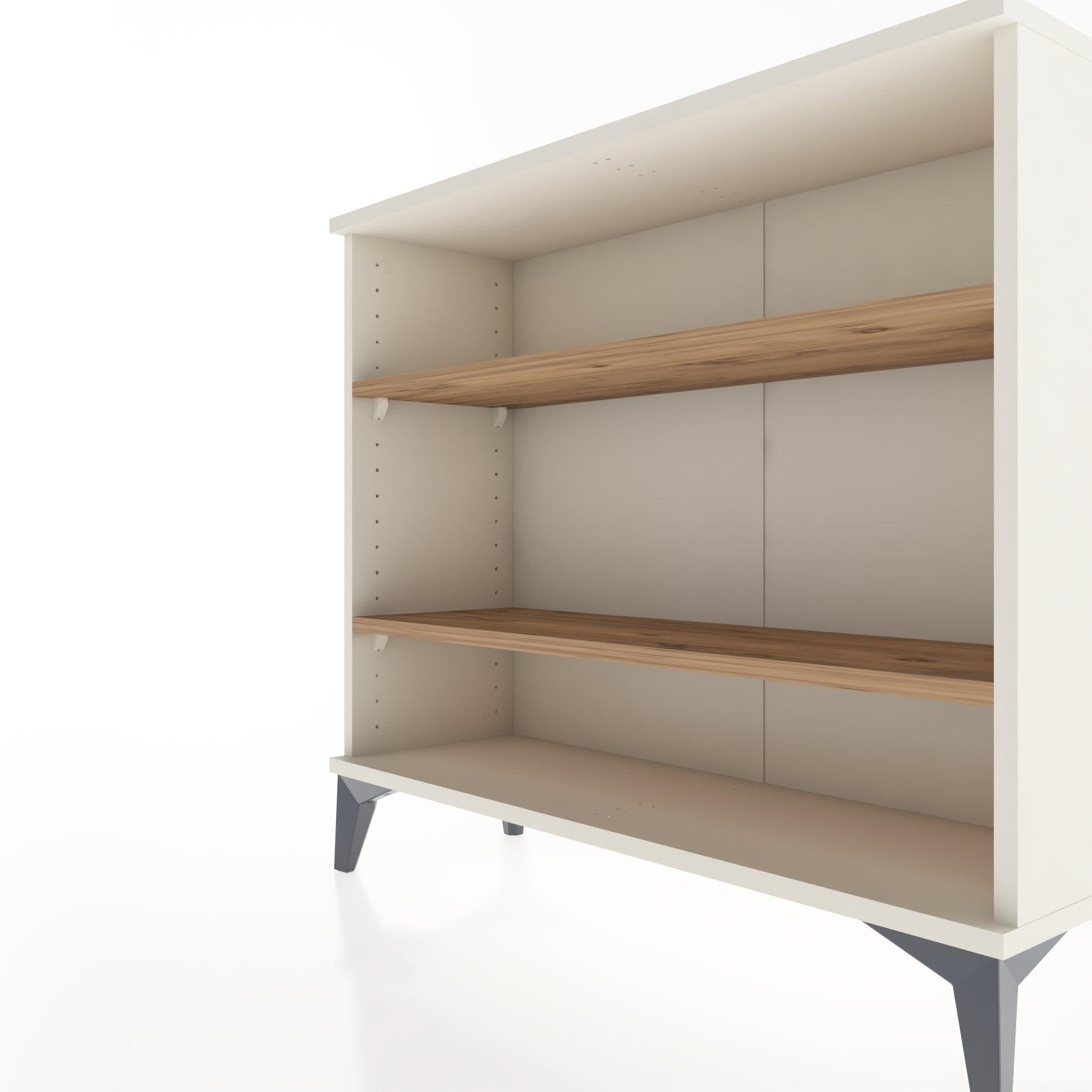 Woodntry Modüler Şifonyer İki Raflı 88x30x68 cm Aytaşı - Woodntry