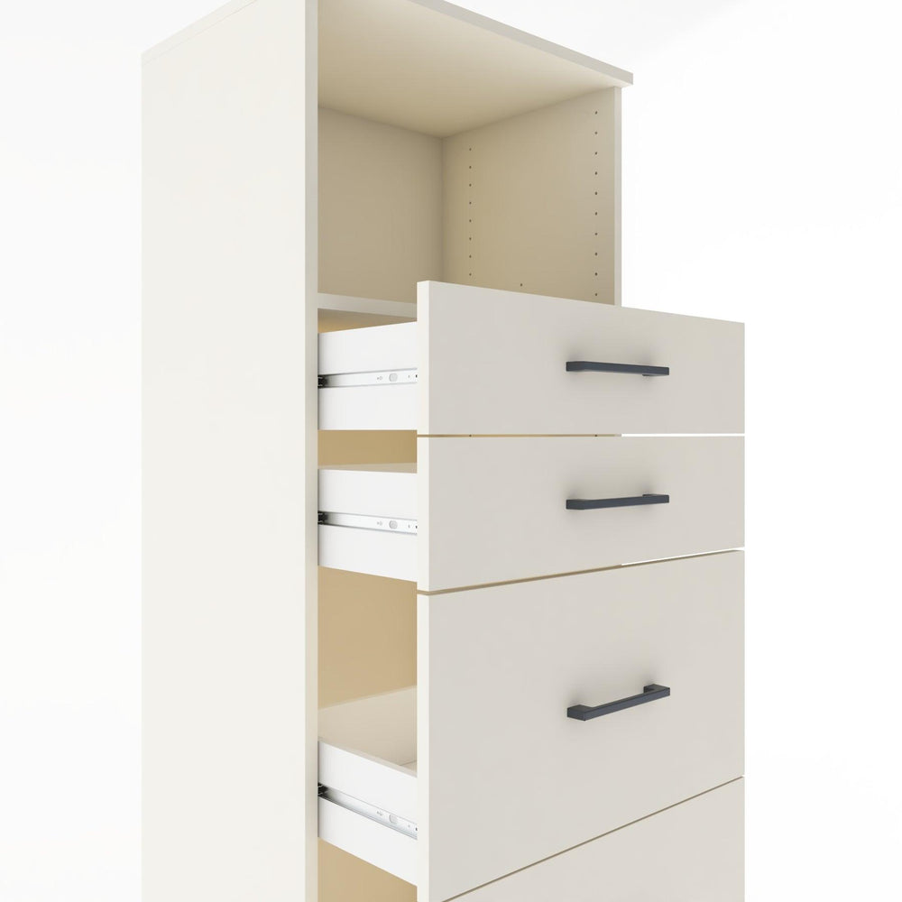 Woodntry Modular Cabinet Moonstone 60x44x170 cm with Drawers and Shelves CR49-1
