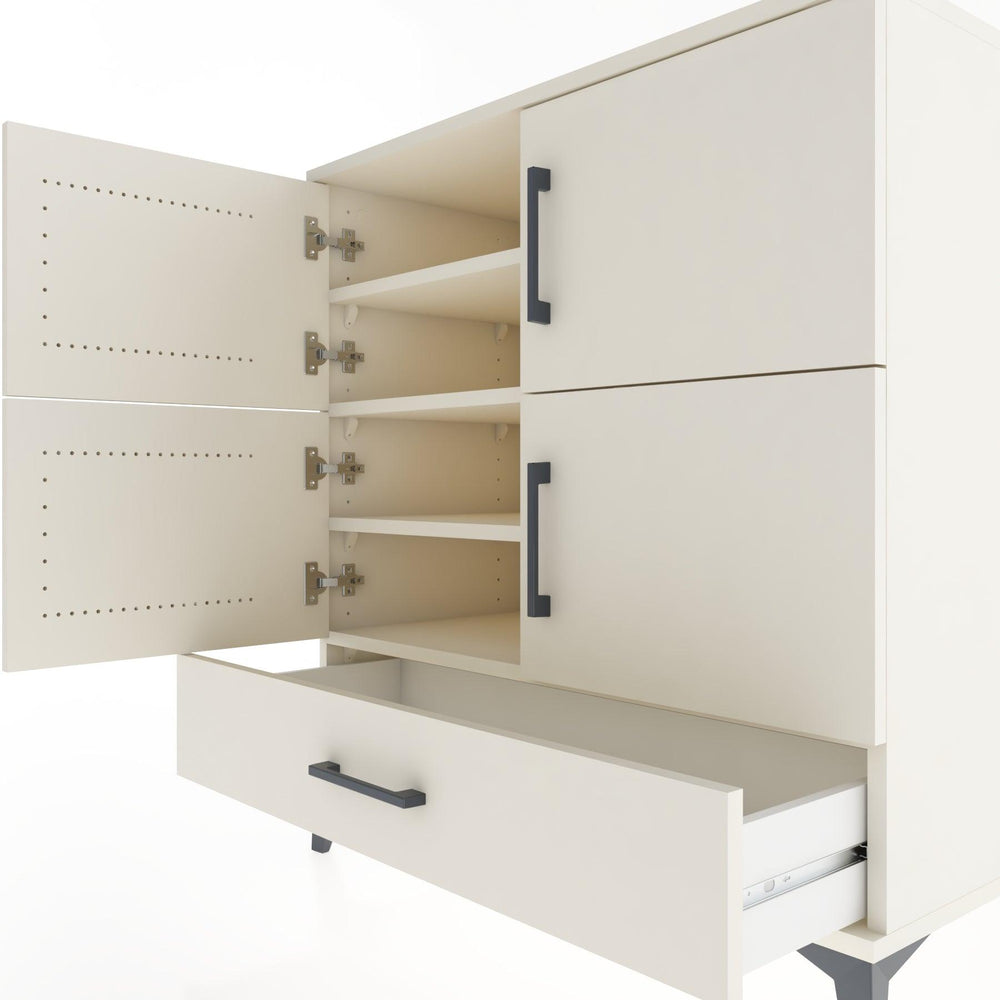 Woodntry Modüler Şifonyer Aytaşı 88x44x84 cm Kapaklı ve Çekmeceli KC91-1