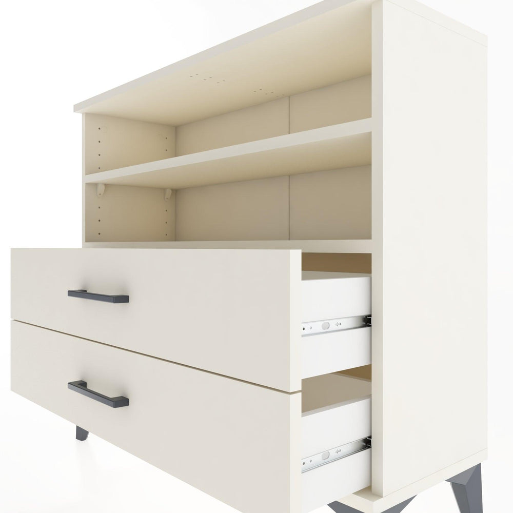 Woodntry Modüler Şifonyer İki Çekmeceli V2 88x30x68 cm Aytaşı - Woodntry