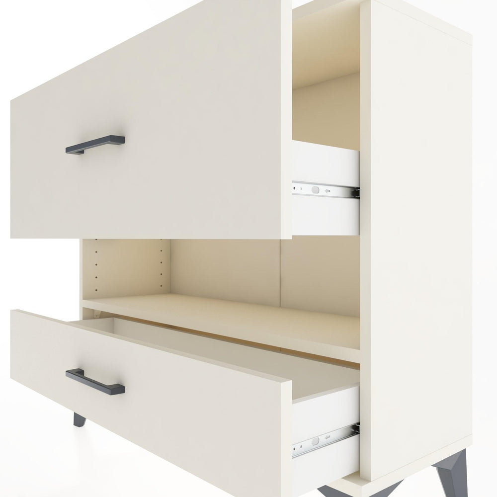 Woodntry Modüler Şifonyer İki Çekmeceli V10 88x30x68 cm Aytaşı - Woodntry