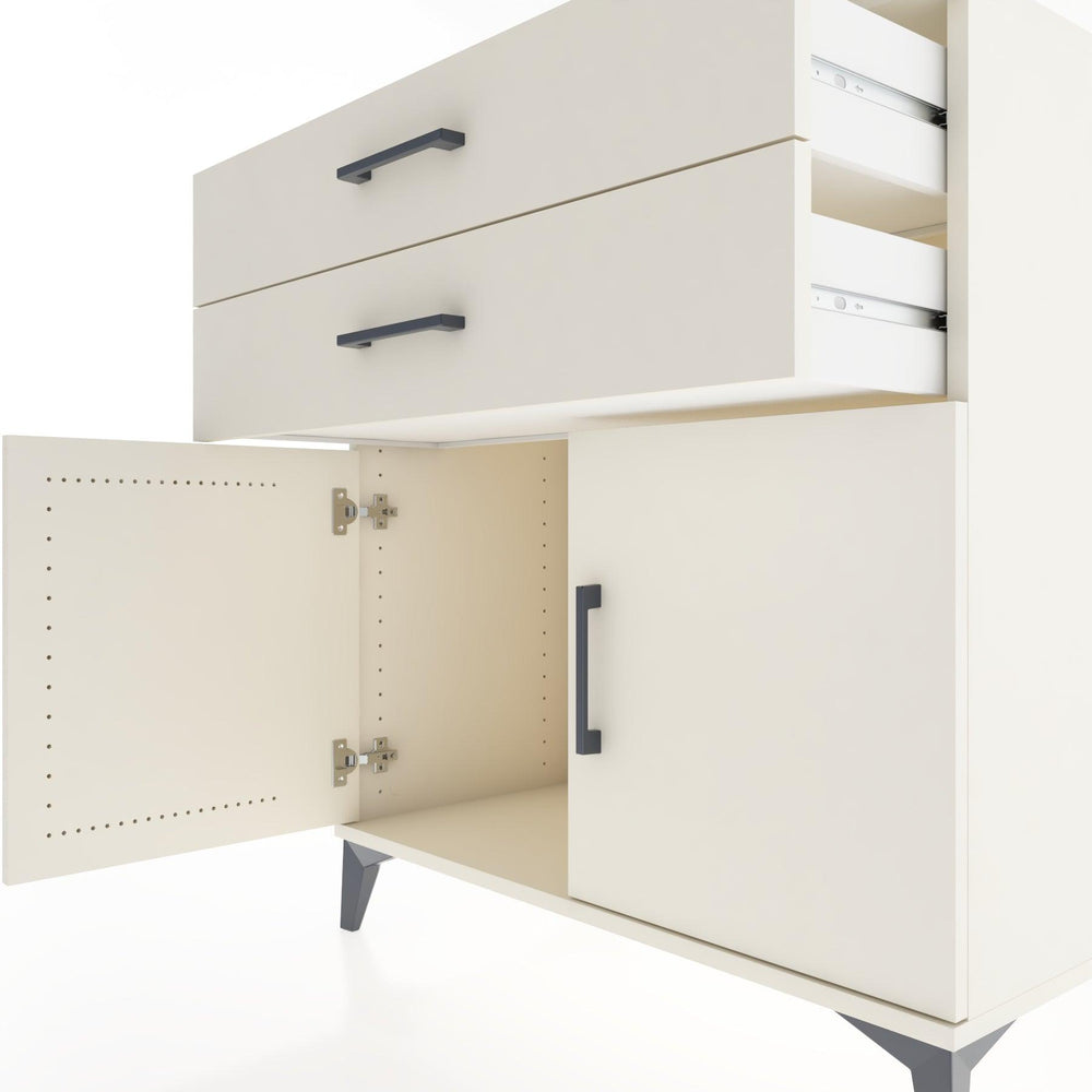 Woodntry Modular Dresser Moonstone 88x44x84 cm with Cover and Drawer KC33-1