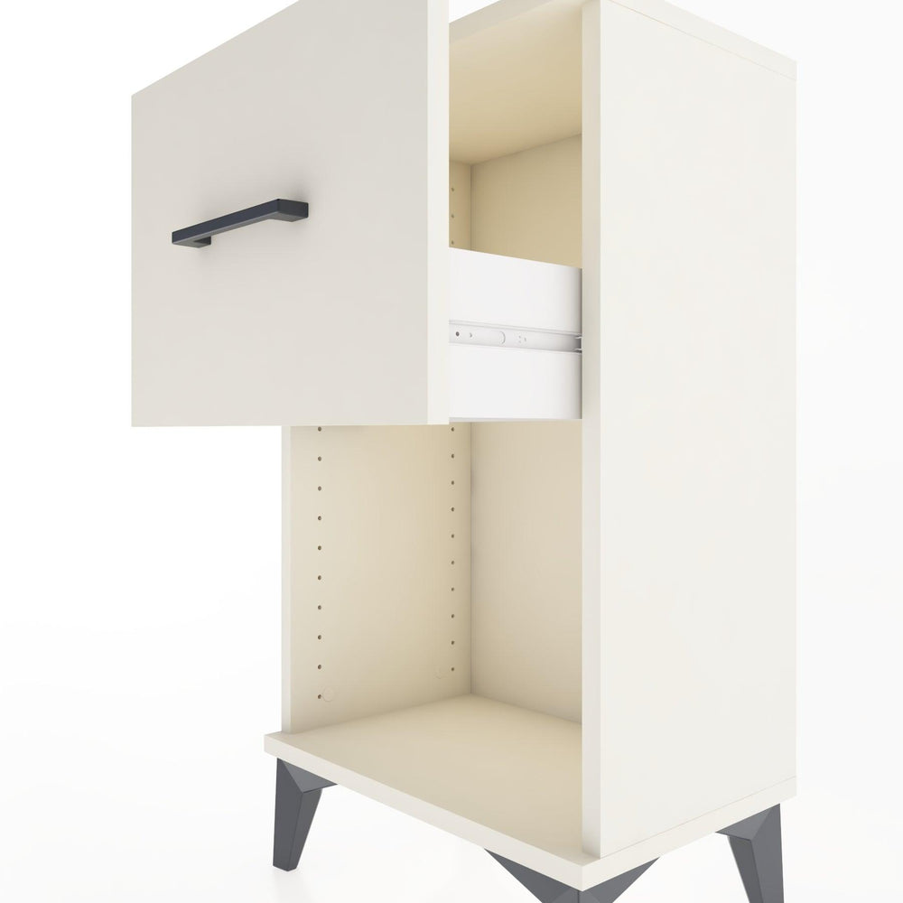 Woodntry Modüler Komodin Tek Çekmece ve Raflı V1 44x30x68 cm Aytaşı - Woodntry