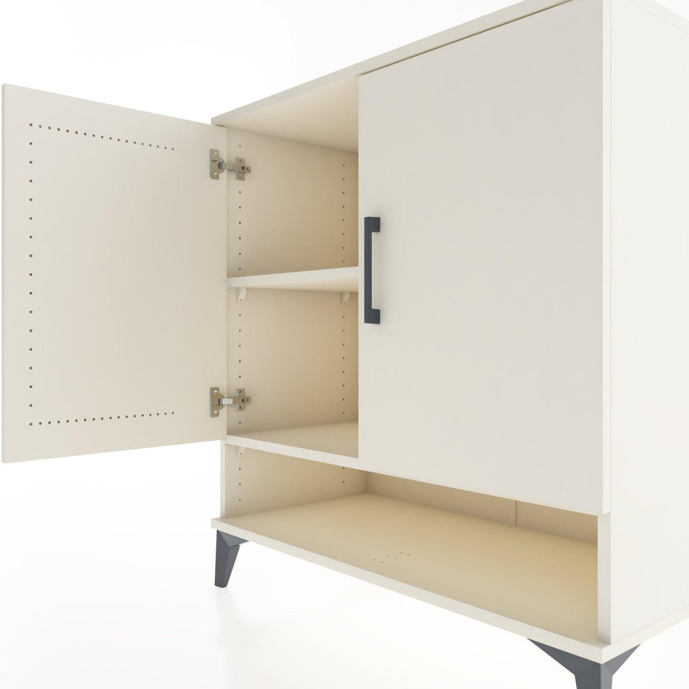 Woodntry Modüler Şifonyer Aytaşı 88x44x84 cm Kapaklı ve Raflı KR76-1