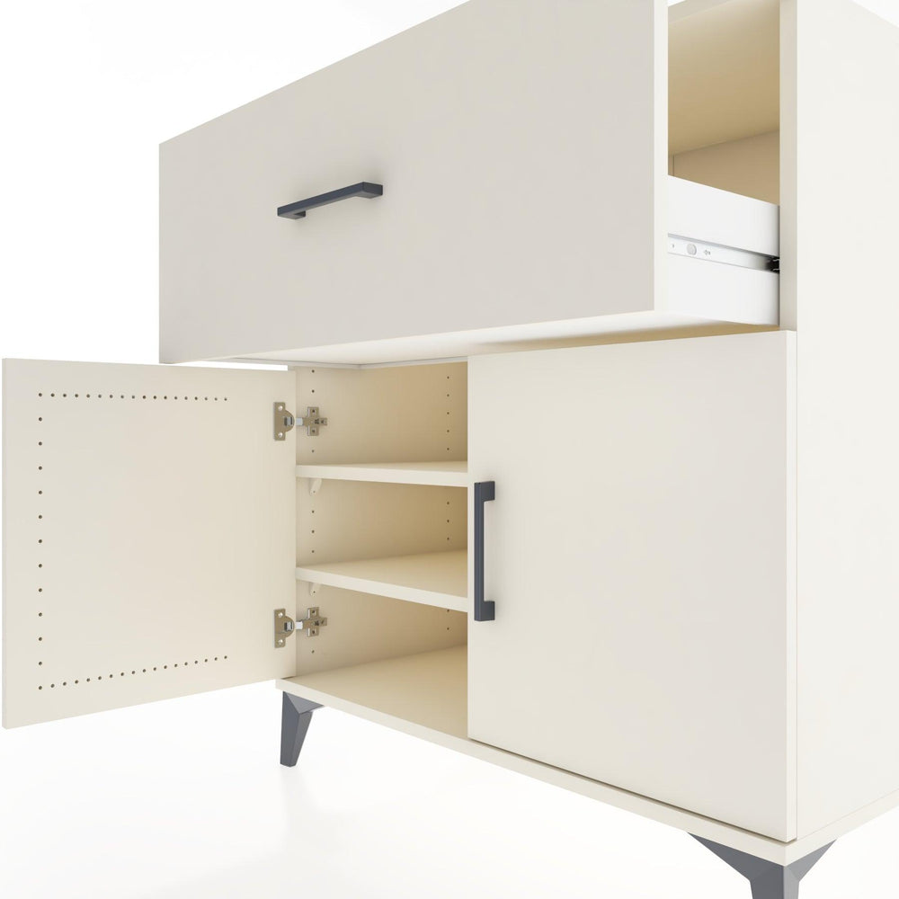 Woodntry Modular Dresser Moonstone 88x44x84 cm with Cover and Drawer KC49-1