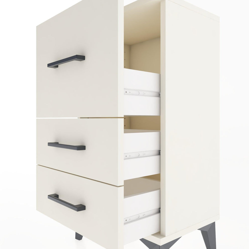 Woodntry Modüler Komodin Üç Çekmeceli V1 44x30x68 cm Aytaşı - Woodntry