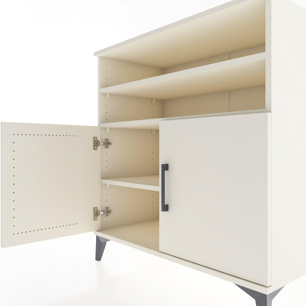 Woodntry Modular Dresser Moonstone 88x44x84 cm with Cover and Shelf KR38-1