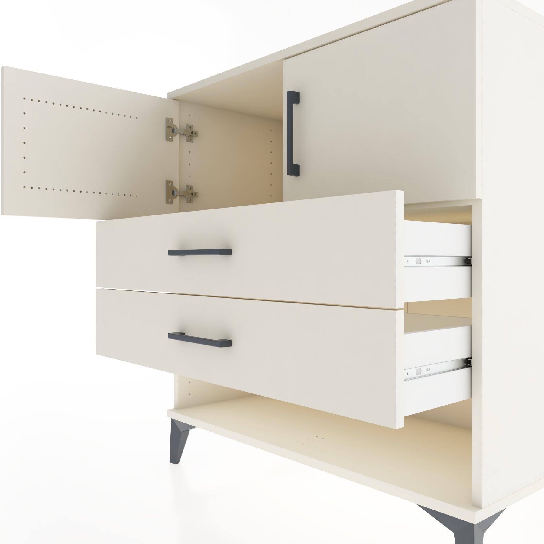 Woodntry Modular Dresser Moonstone 88x44x84 cm Functional F100-1