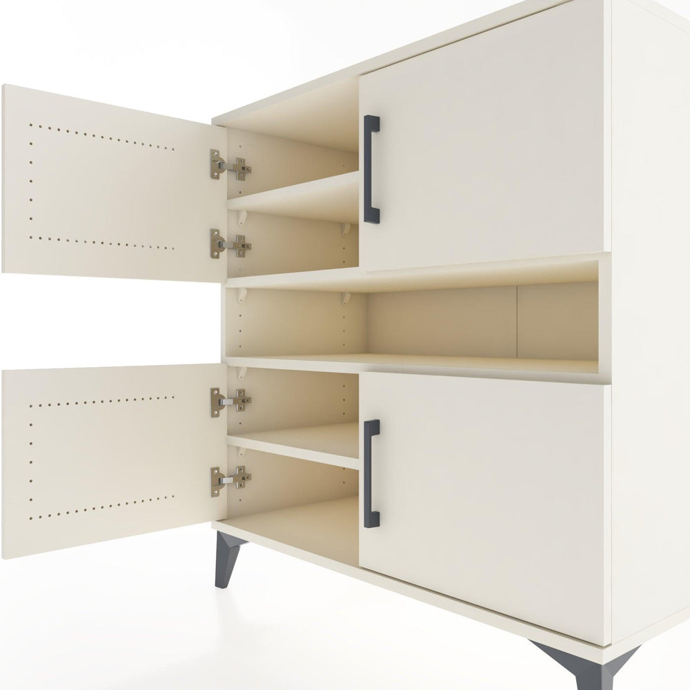 Woodntry Modüler Şifonyer Aytaşı 88x44x84 cm Kapaklı ve Çekmeceli KC102-1