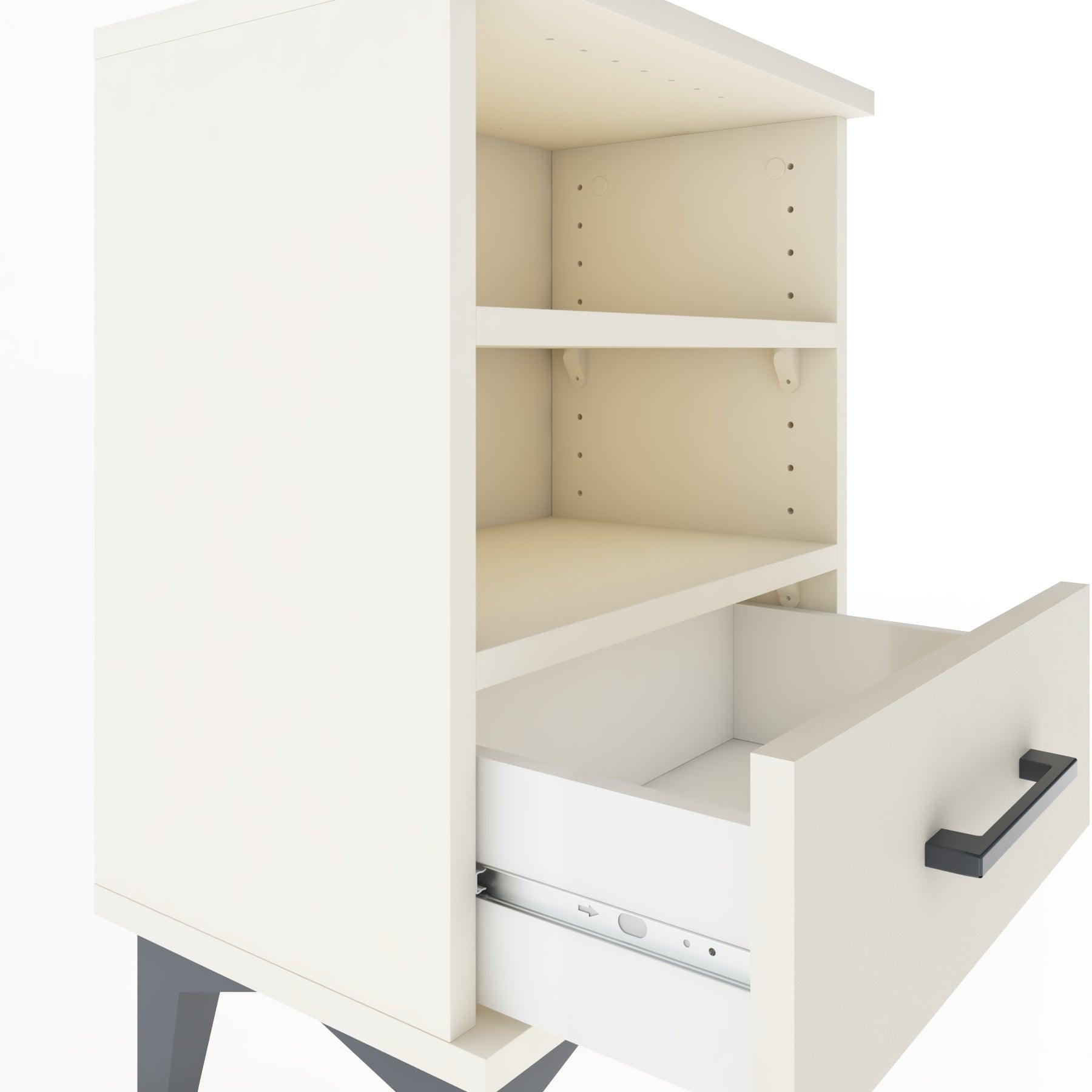 Woodntry Modüler Komodin Çift Raflı 44x30x52 cm Aytaşı - Woodntry