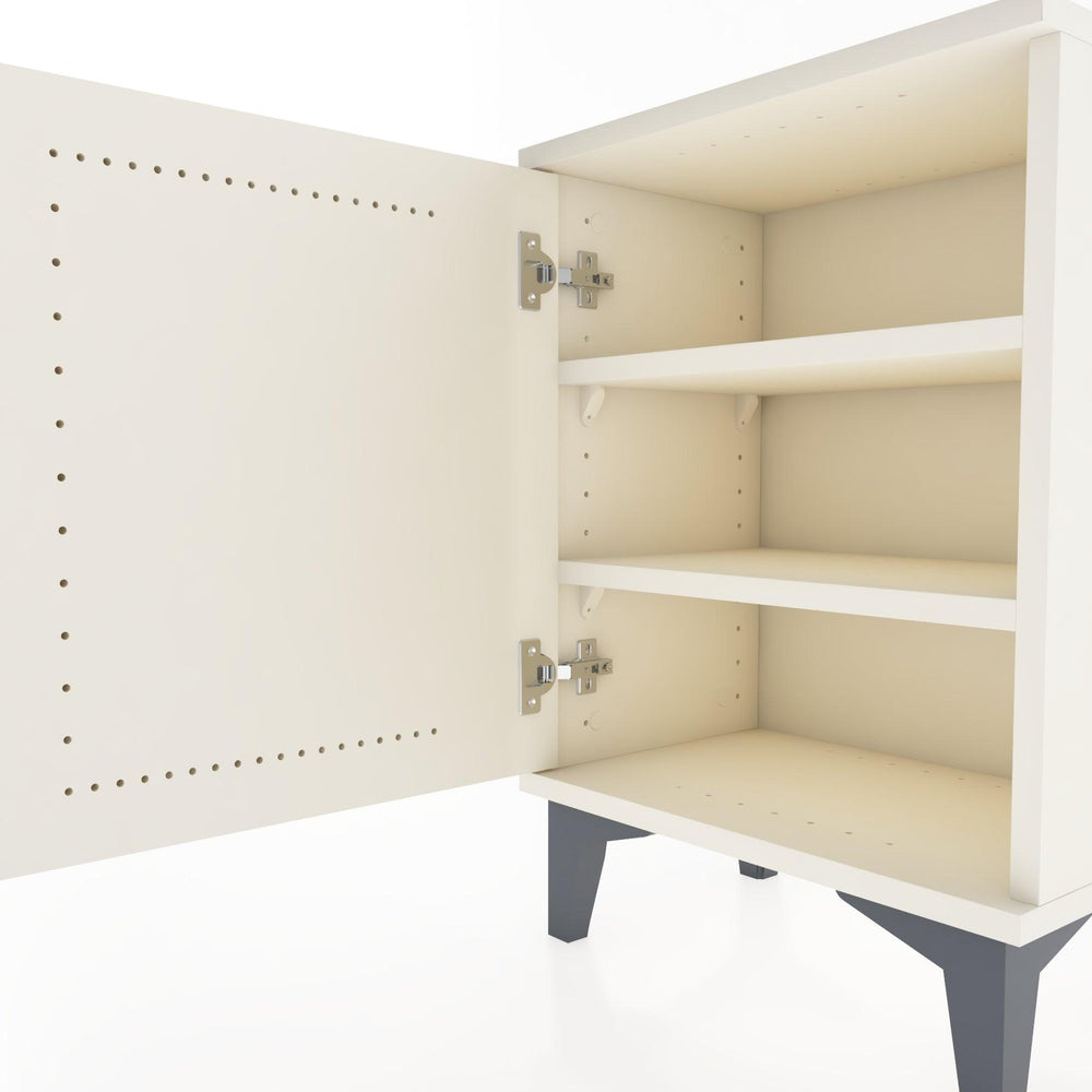 Woodntry Modüler Komodin Tek Kapaklı 44x30x52 cm Aytaşı - Woodntry