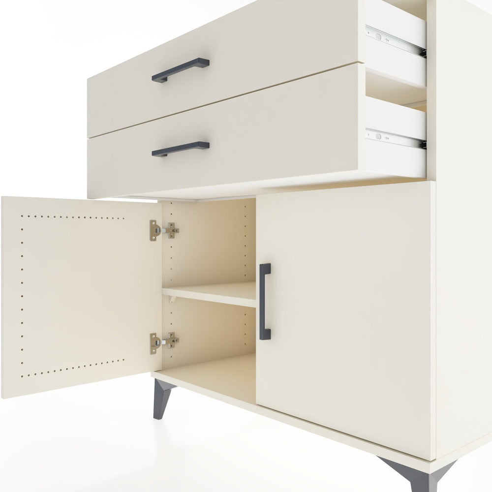 Woodntry Modular Dresser Moonstone 88x44x84 cm with Cover and Drawer KC32-1