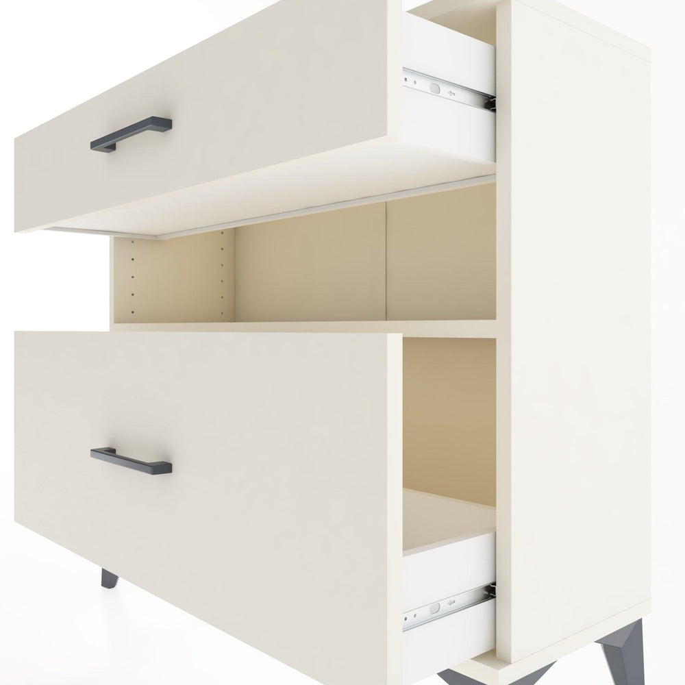 Woodntry Modüler Şifonyer İki Çekmeceli V9 88x30x68 cm Aytaşı - Woodntry