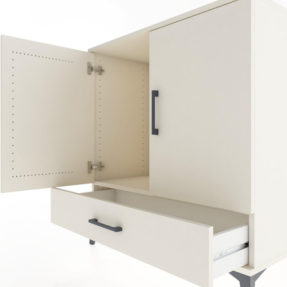 Woodntry Modüler Şifonyer Aytaşı 88x44x84 cm Kapaklı ve Çekmeceli KC73-1