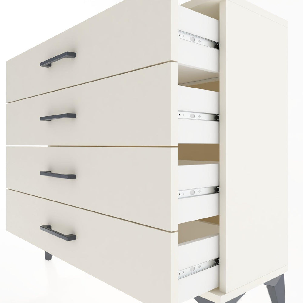 Woodntry Modüler Şifonyer 4 Çekmeceli 88x30x68 cm Aytaşı - Woodntry