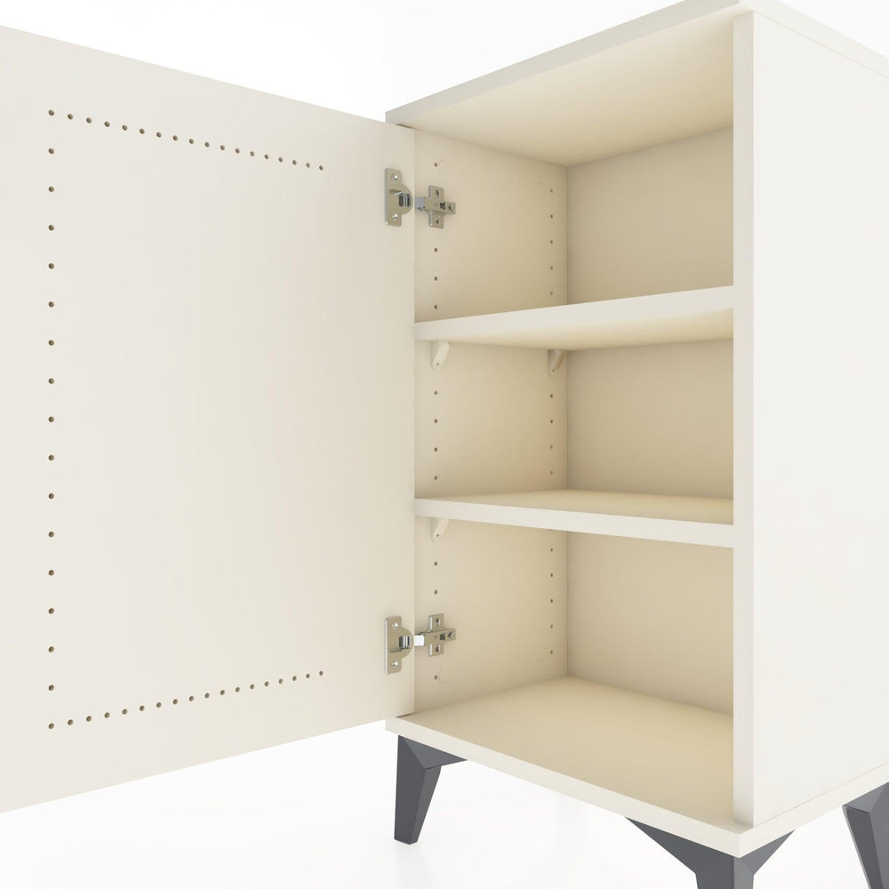 Woodntry Modüler Komodin Tek Kapaklı 44x30x68 cm Aytaşı - Woodntry