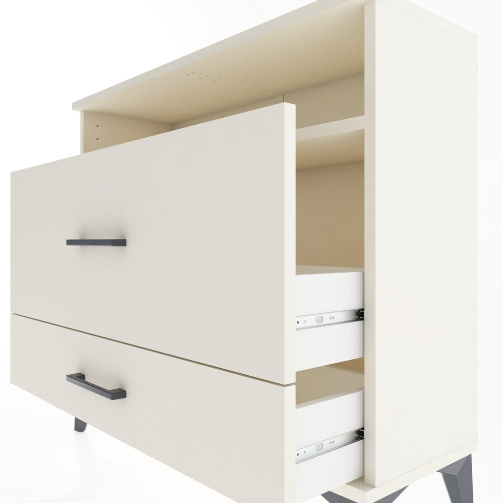 Woodntry Modüler Şifonyer İki Çekmeceli V7 88x30x68 cm Aytaşı - Woodntry