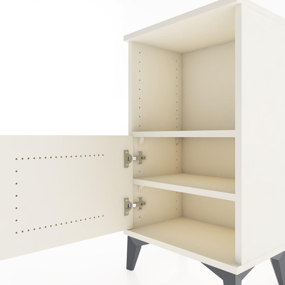 Woodntry Modüler Komodin Raf ve Tek Kapaklı V1 44x30x68 cm Aytaşı - Woodntry