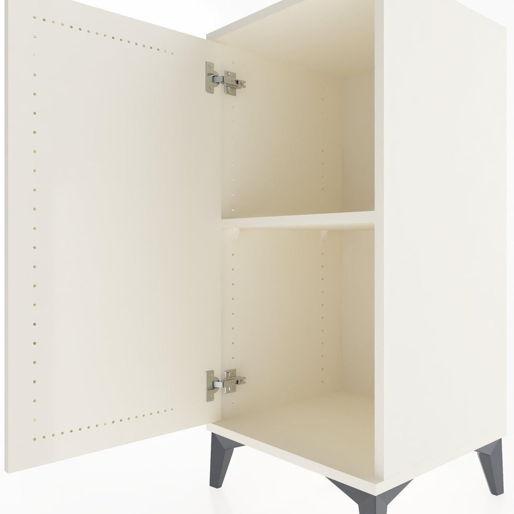 Woodntry Modular Nightstand Moonstone 44x44x84 cm With Lid K23-1