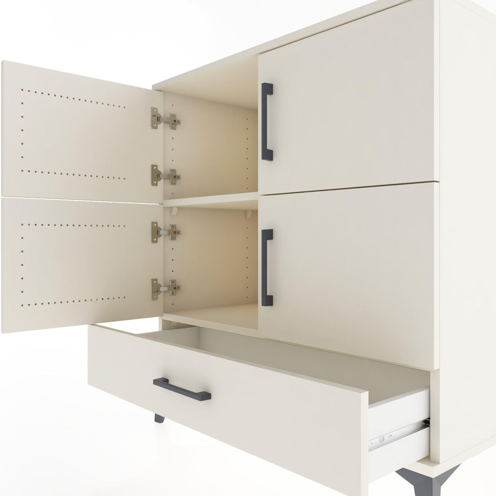 Woodntry Modüler Şifonyer Aytaşı 88x44x84 cm Kapaklı ve Çekmeceli KC92-1