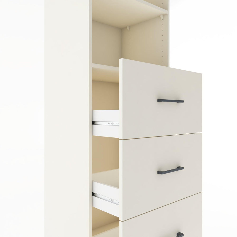 Woodntry Modüler Dolap Aytaşı 60x44x170 cm Çekmeceli ve Raflı CR51-1