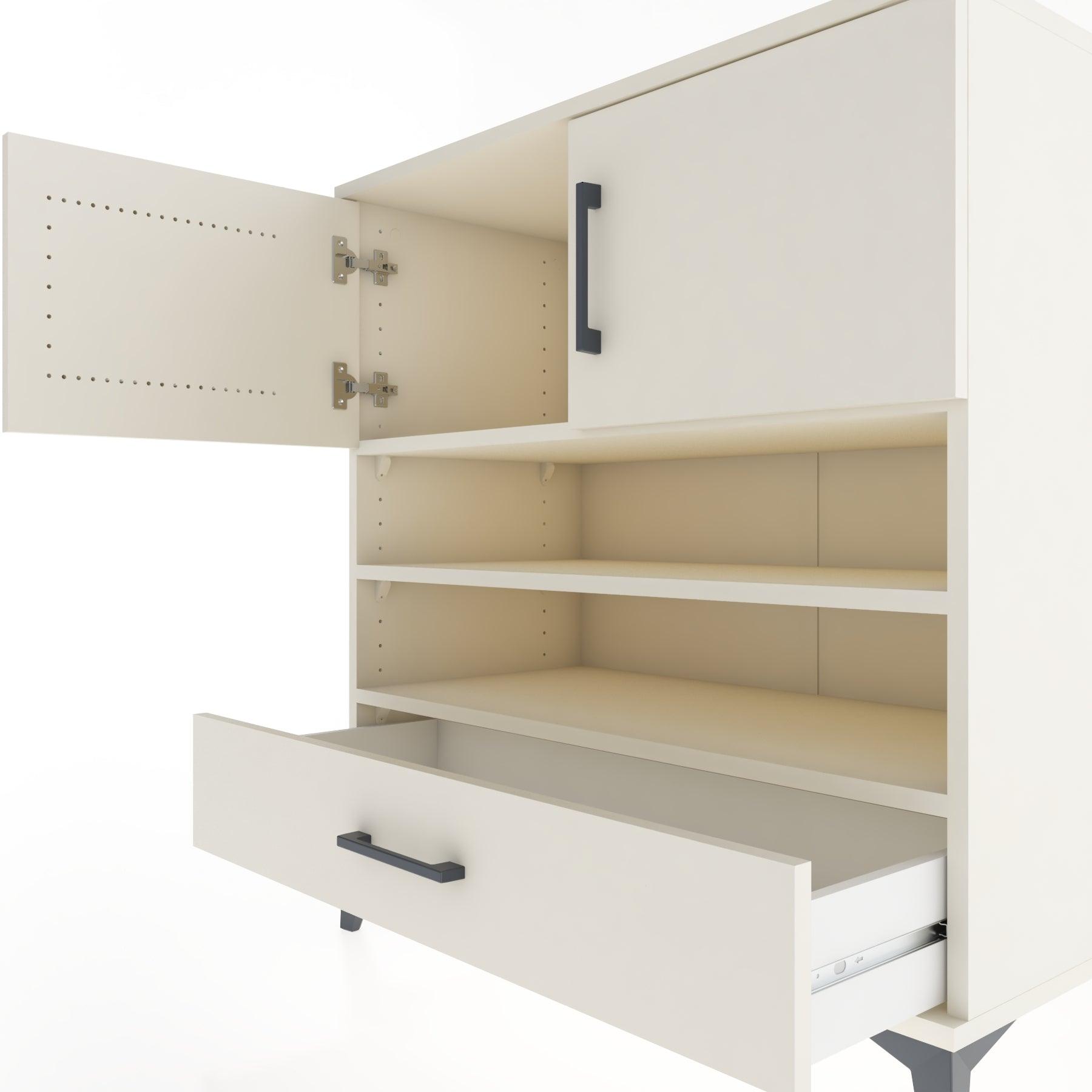 Woodntry Modular Dresser Moonstone 88x44x84 cm Functional F94-1