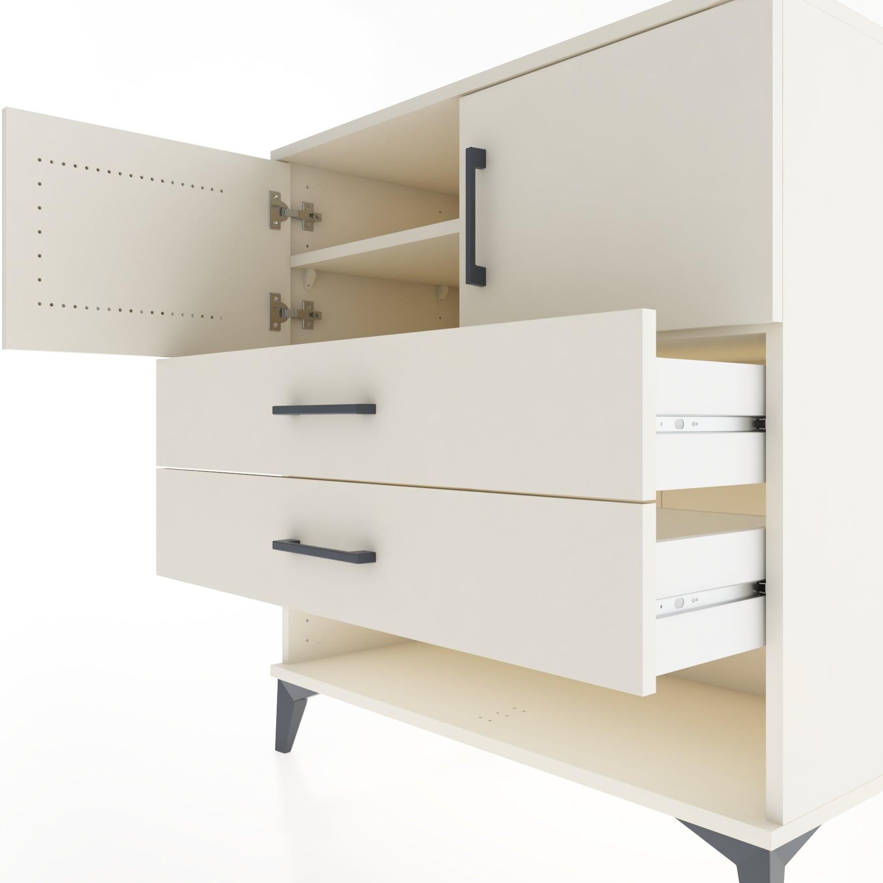 Woodntry Modular Dresser Moonstone 88x44x84 cm Functional F99-1