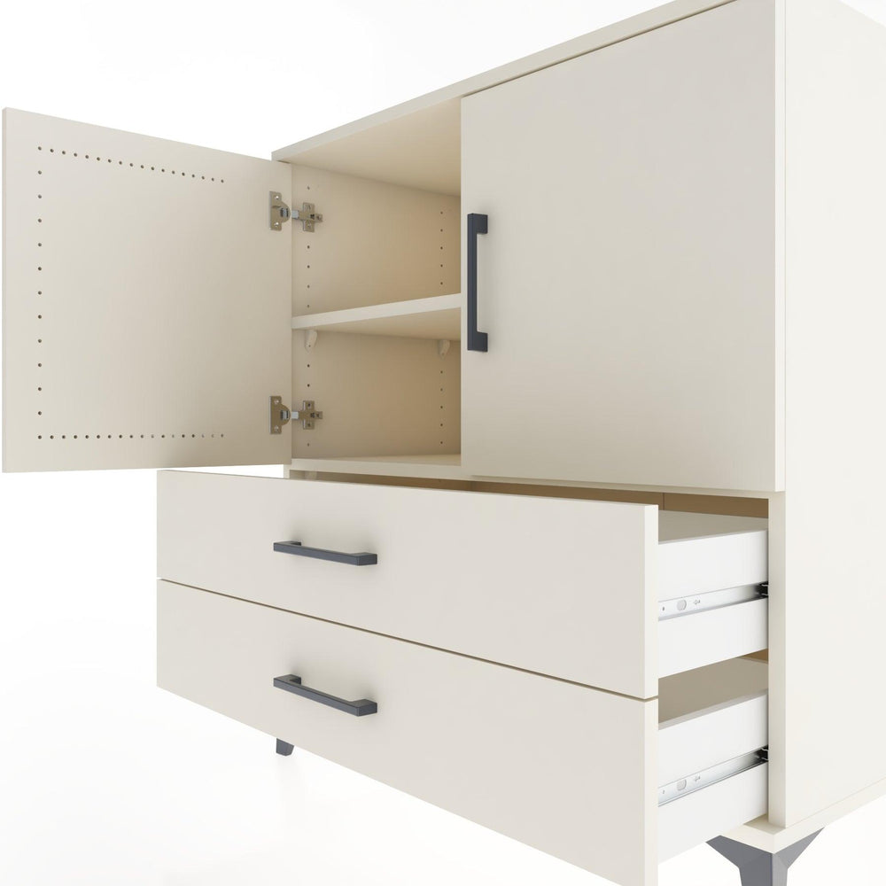 Woodntry Modular Dresser Moonstone 88x44x84 cm with Cover and Drawer KC23-1