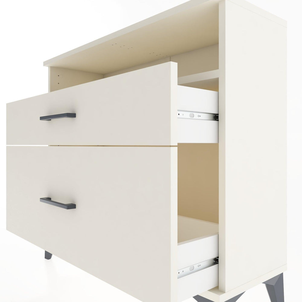 Woodntry Modüler Şifonyer İki Çekmeceli V6 88x30x68 cm Aytaşı - Woodntry