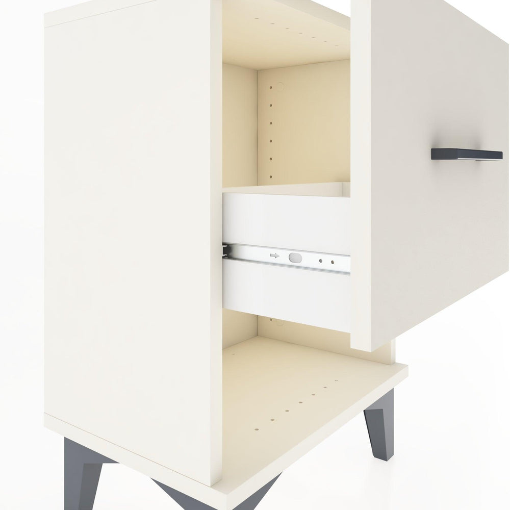 Woodntry Modüler Komodin Tek Çekmece ve Raflı 44x30x52 cm Aytaşı - Woodntry