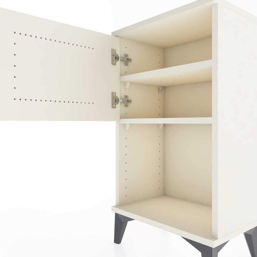 Woodntry Modüler Komodin Raf ve Tek Kapaklı V2 44x30x68 cm Aytaşı - Woodntry