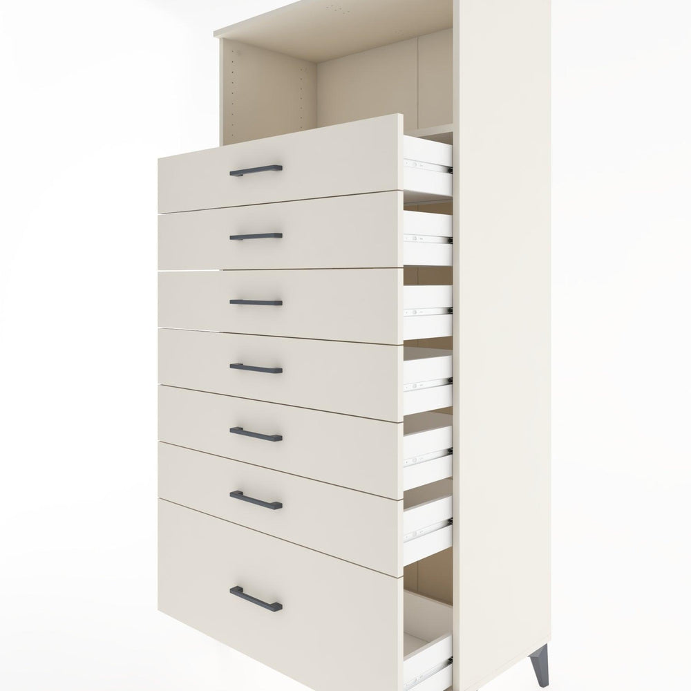 Woodntry Modular Cabinet Moonstone 88x44x170 cm with Drawers and Shelves CR38-1